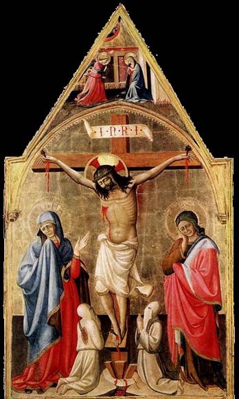 Crucifixion with Mary and St John the Evangelist